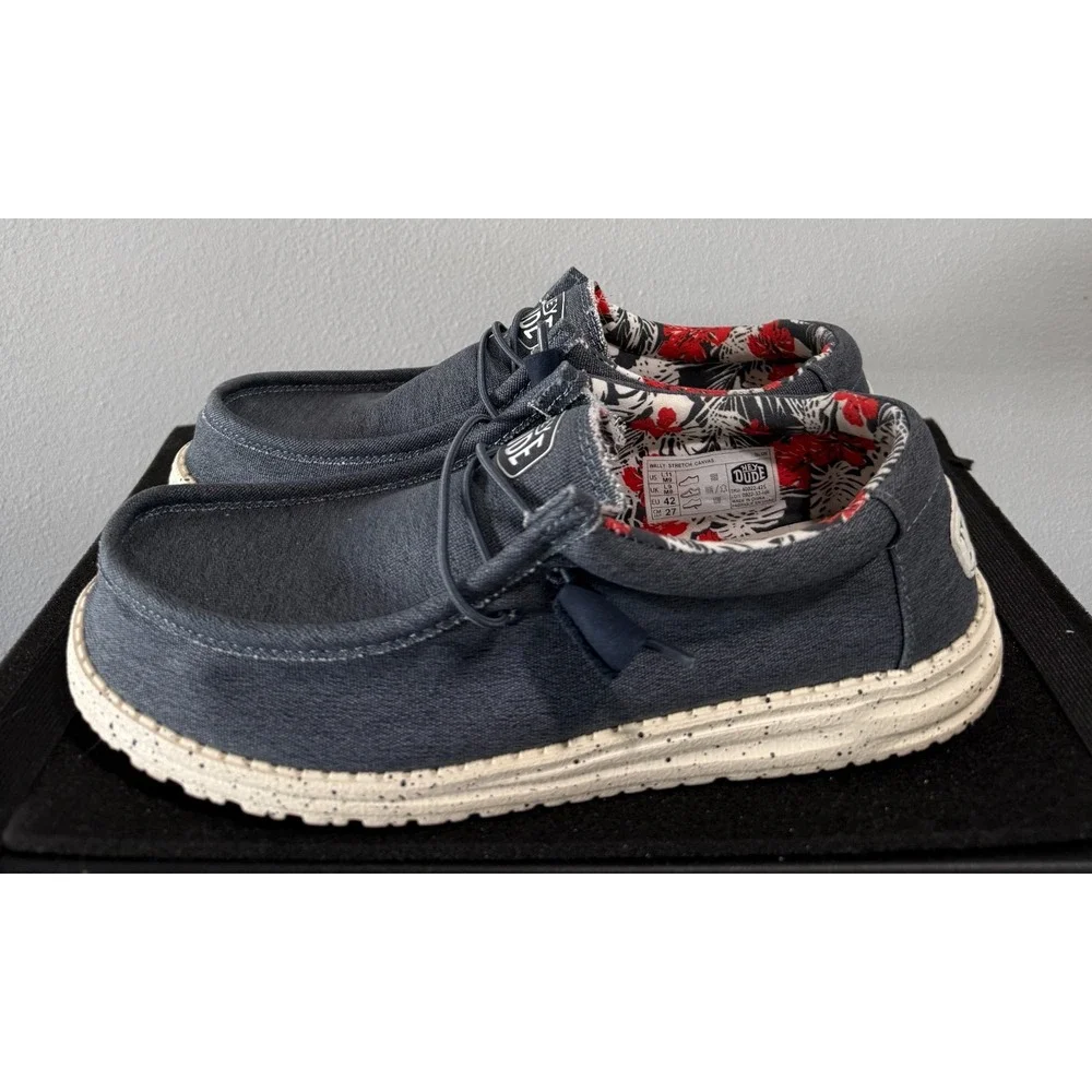 Hey Dude Men’s Navy Canvas